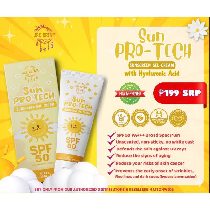 Sun Pro-Tech Sunscreen Gel Cream - Skin by JRKDREAM | Shopee Philippines