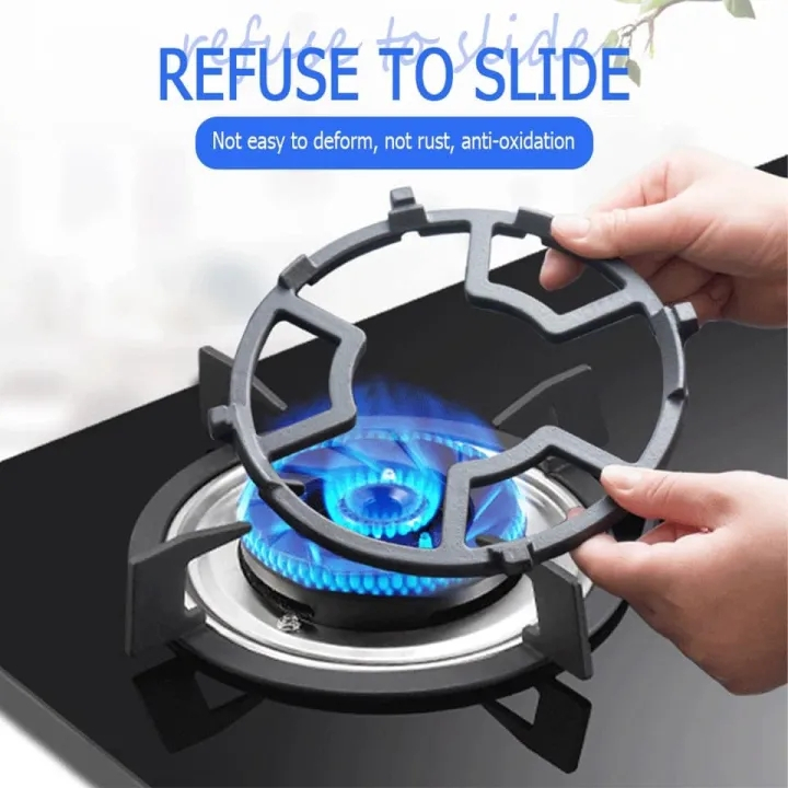 1pc Cast Iron Wok Ring Gas Stove Burner Grate Non-slip Wok Ring for ...