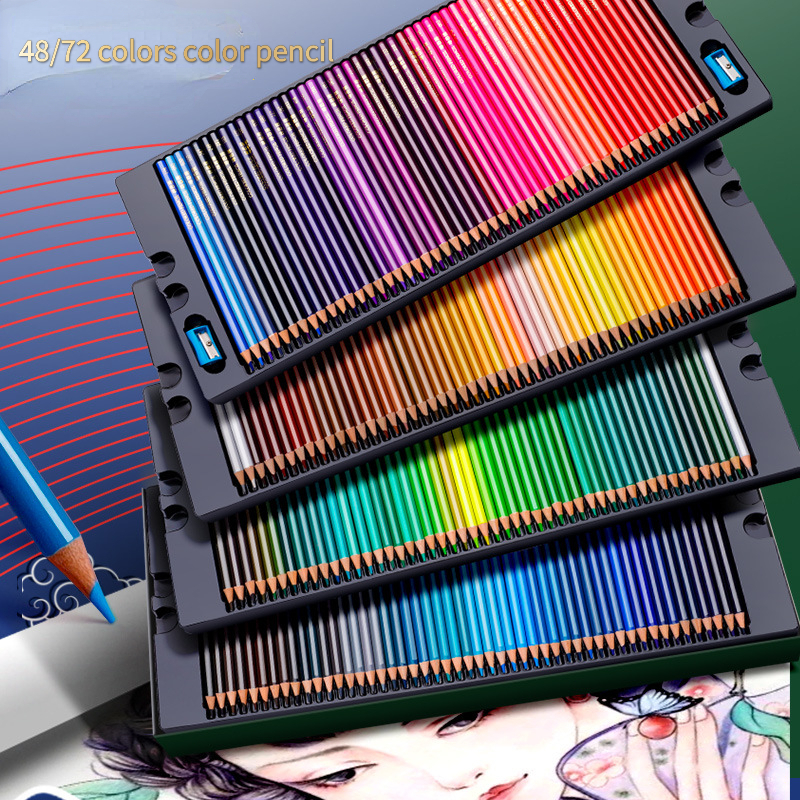 Brutfuner Professional Color Pencils Watercolor/Oily color Pencil Set