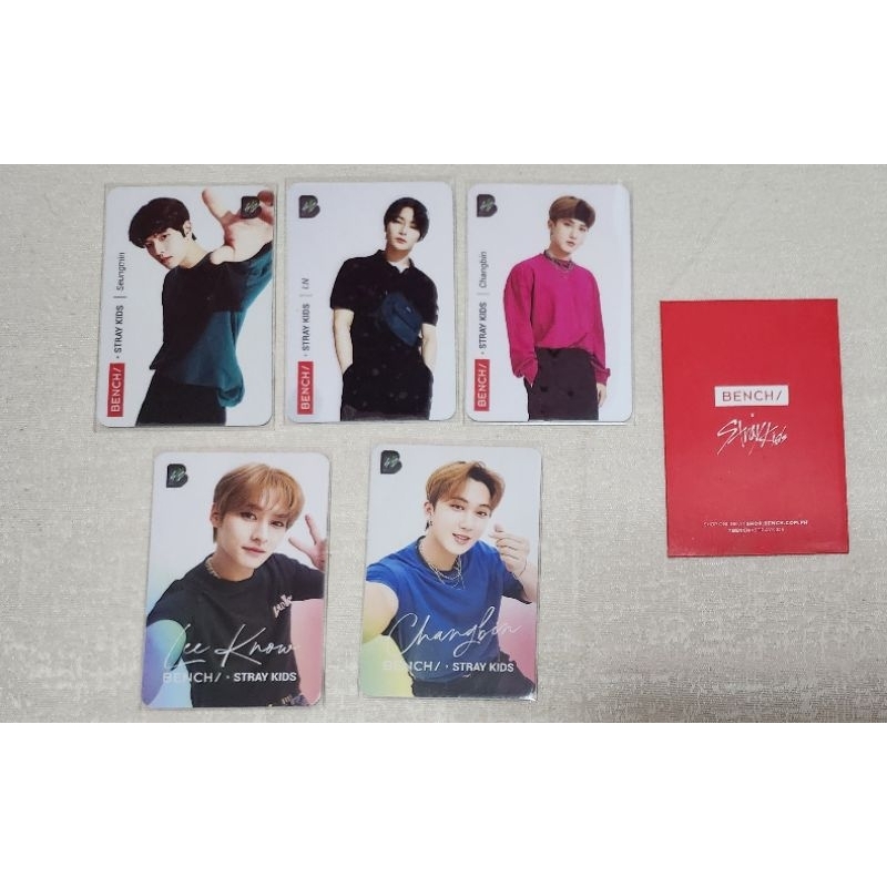 Stray Kids SKZ Limited Bench Official Photocards Changbin Lee Know