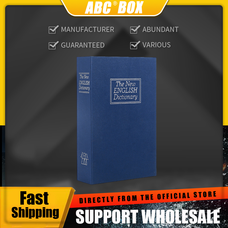 Blue Hidden Safe Box Book,Dictionary mini security safe book,Safe Box
