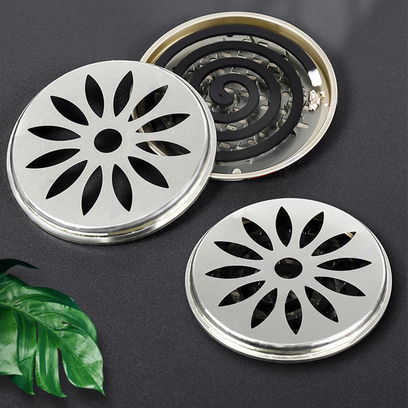 infinite COD Mosquito Coil Holder Large Metal Repellent Rack With Cover ...