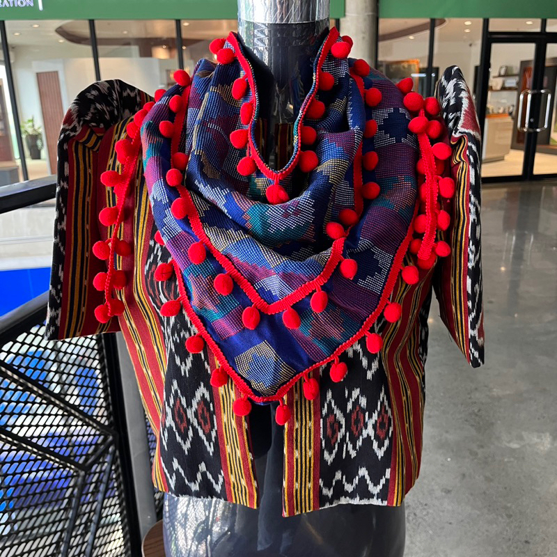 Yakan Tangkulo Scarf / Handwoven Yakan Scarves / Locally Handmade