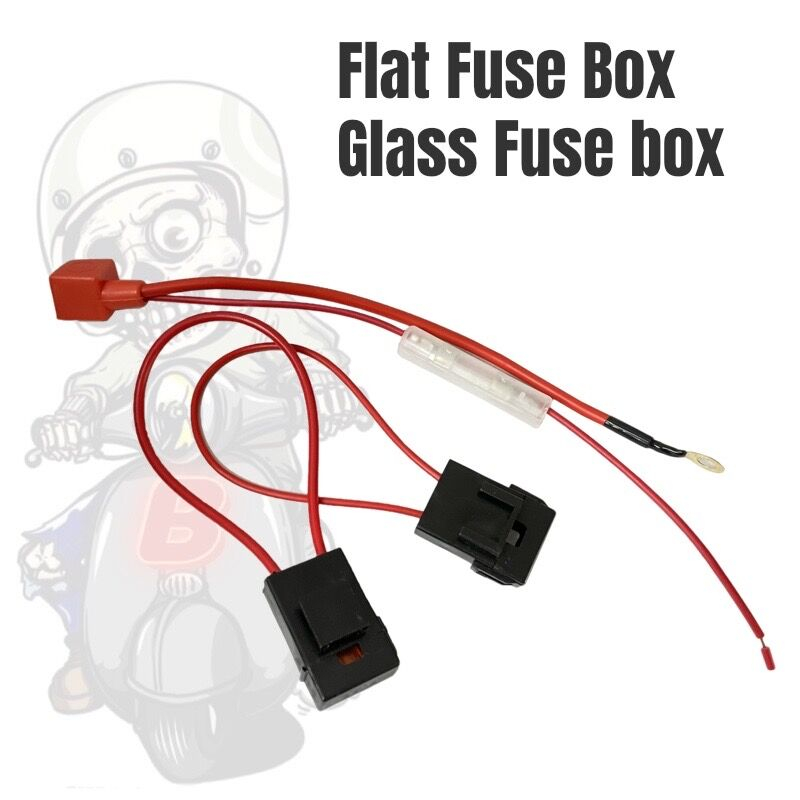 Bigbang Motorcycle Fuse Box Holder Free One Fuse Universal Flat Fuseglass Fuse10a30a 8040