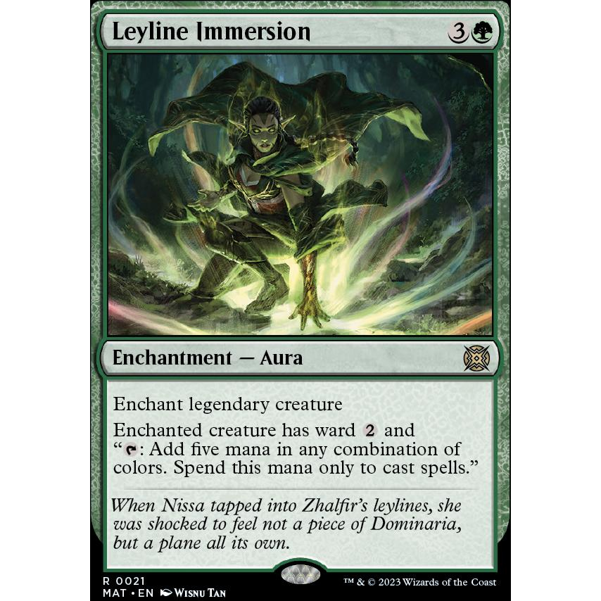 Leyline Immersion Rare MTG March of the Machine Aftermath Magic the ...