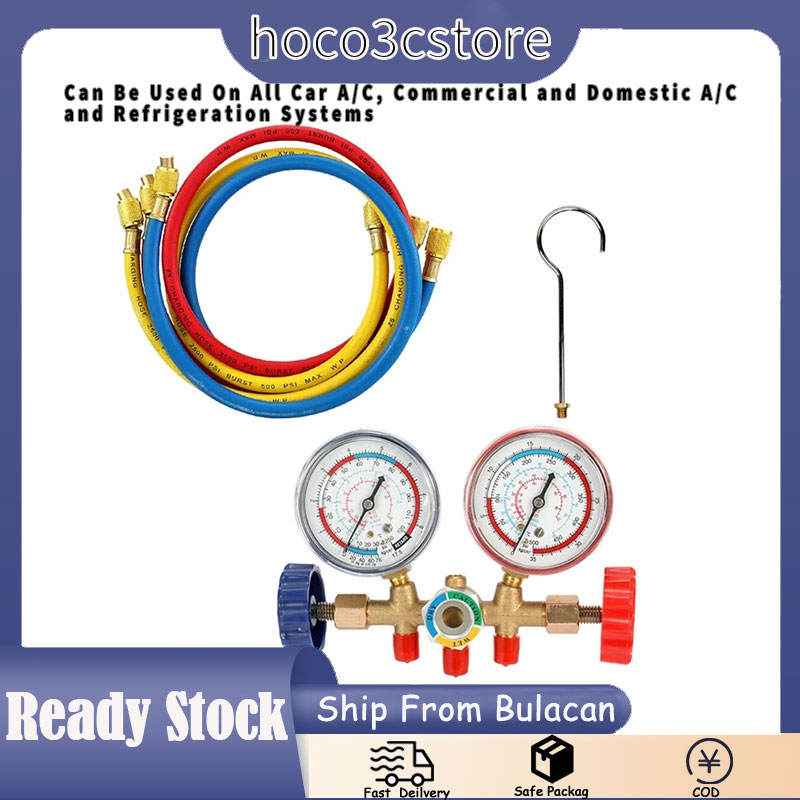 R134a Gauge Manifold / R22 / R12 for Car Aircon, Airconditioning