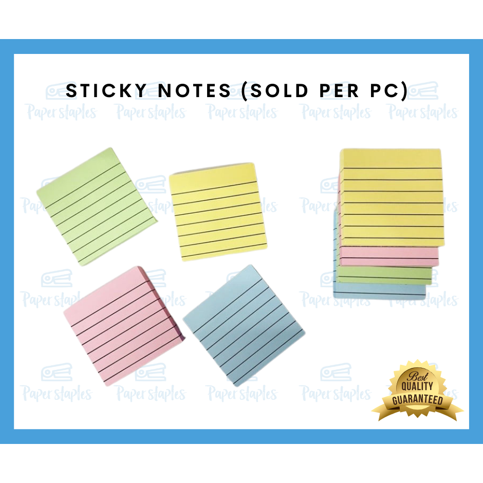 sticky notes (sold per pad) | Shopee Philippines