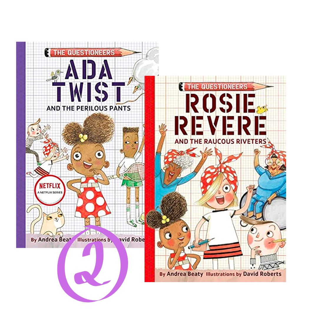 The Questioneers Ada Twist and Rosie Revere (2 hardcover books) with