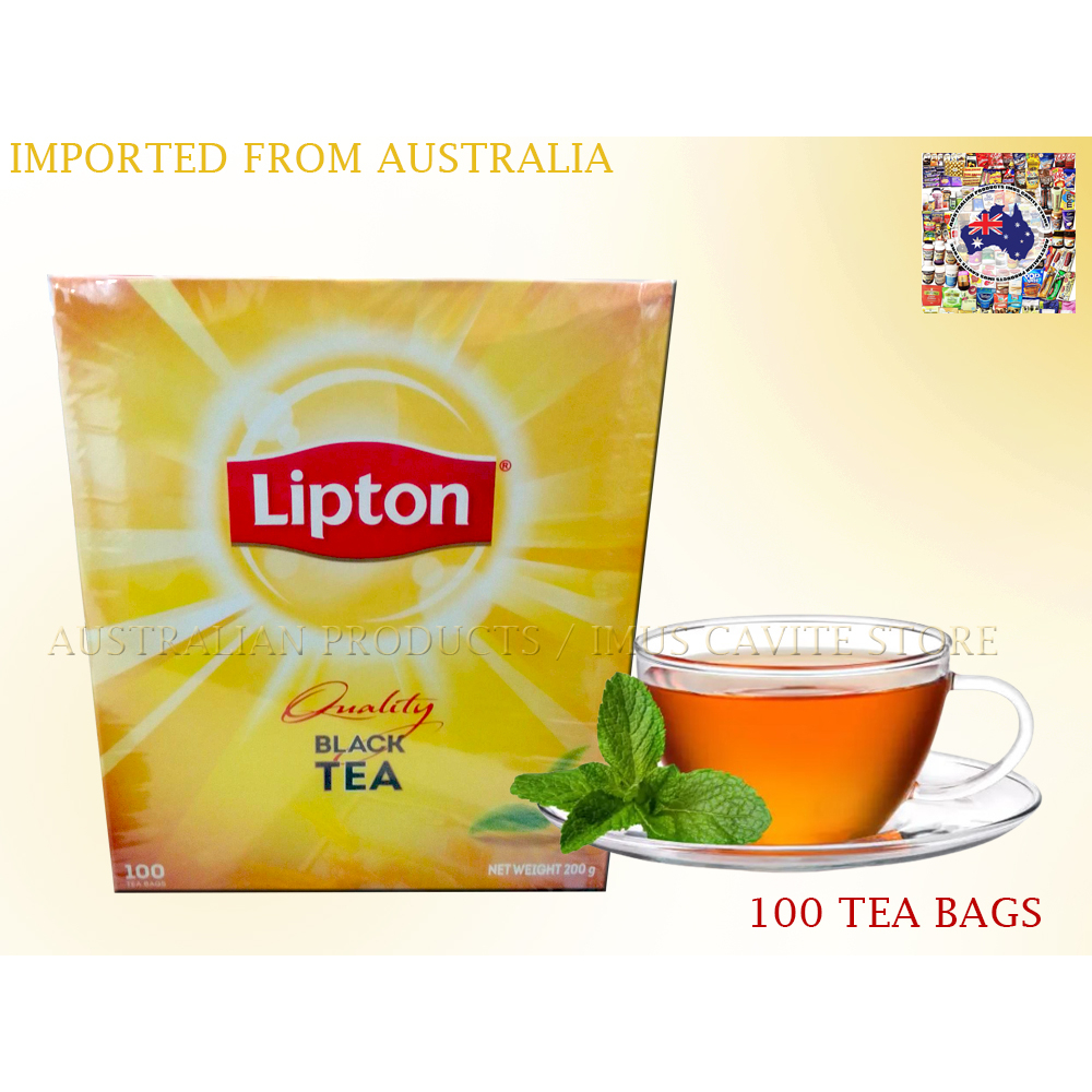 BLACK TEA Quality Lipton (100Teabags) Shopee Philippines