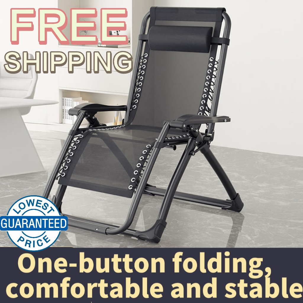 Foldable Zero Gravity Lounge Reclining Chair Folding bed/chair with