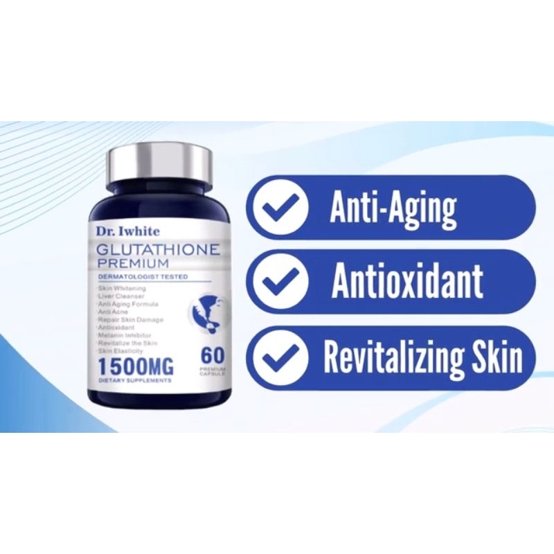 iwhite glutathione ✓FDA APPROVED Dr. Iwhite Glutathione 1500Mg Made in USA