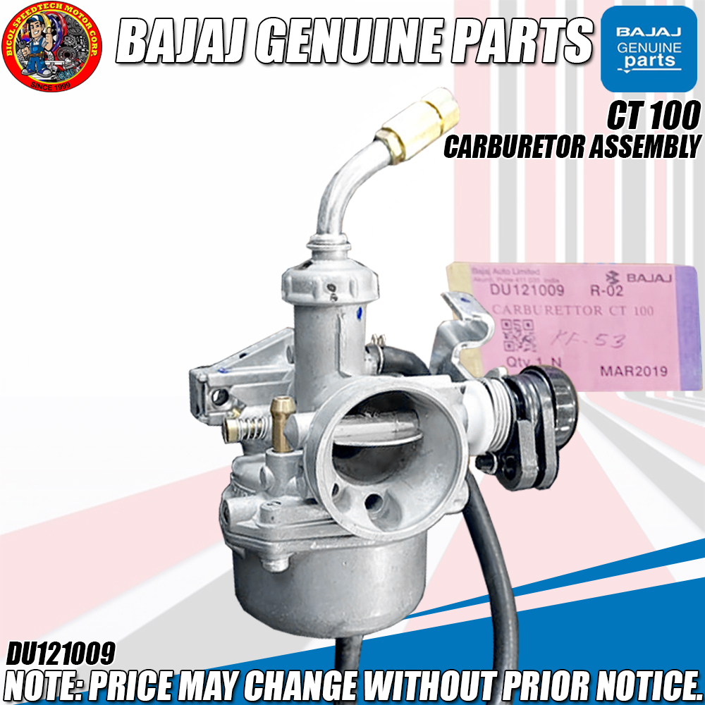 Bajaj ct discount 100 carburettor price