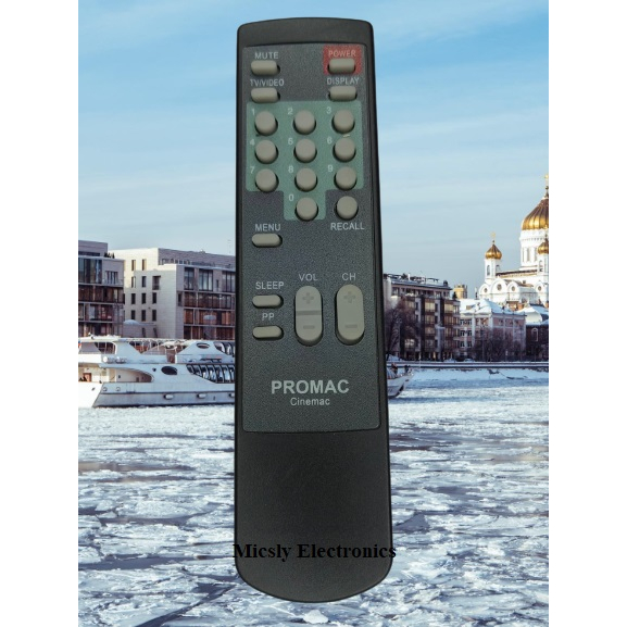 PROMAC Cinemax CRT TV Remote Control | Shopee Philippines
