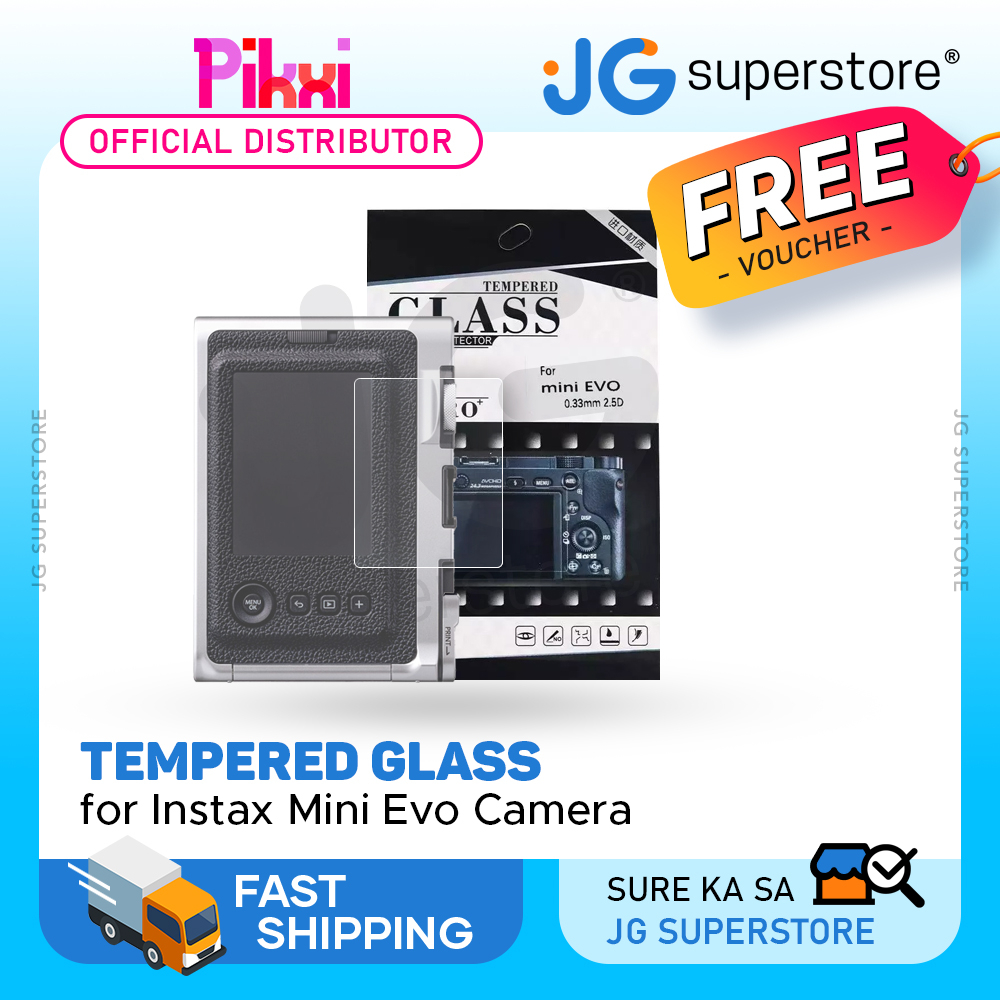 Pikxi Instax Mini Evo Tempered Glass Instant Camera Screen Protector SP