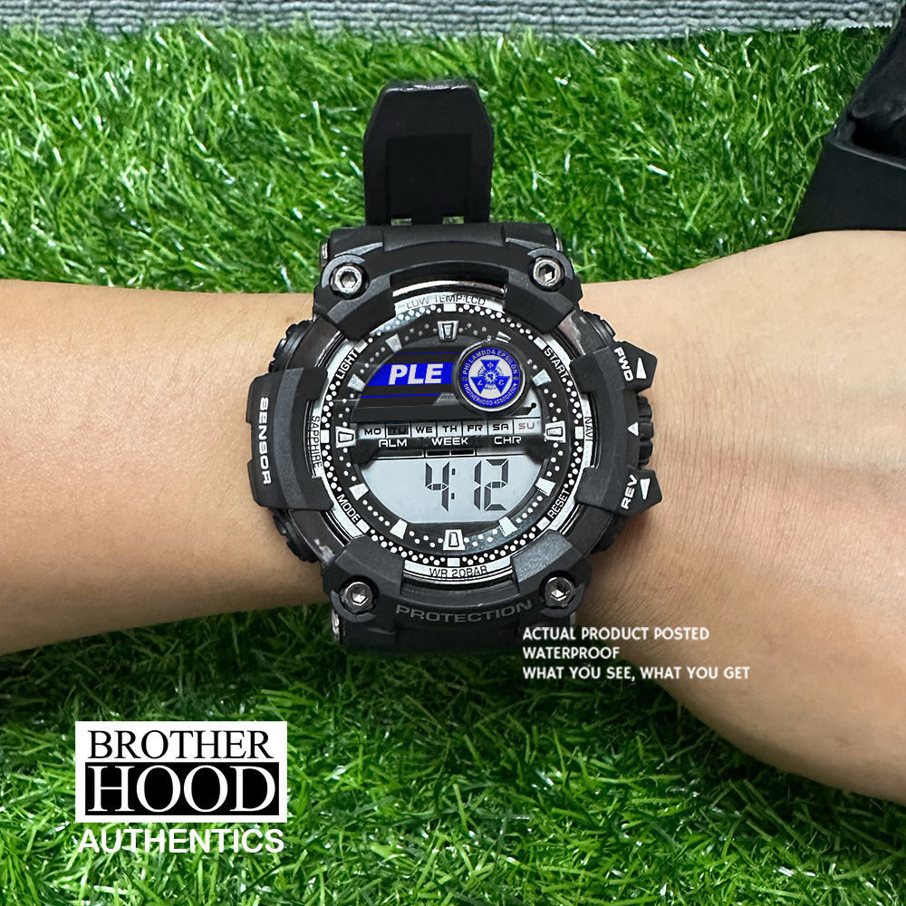 BROTHERHOODSTORE Phi Lambda Epsilon Exclusive Unisex Waterproof Frat Digital Sports Wristwatch