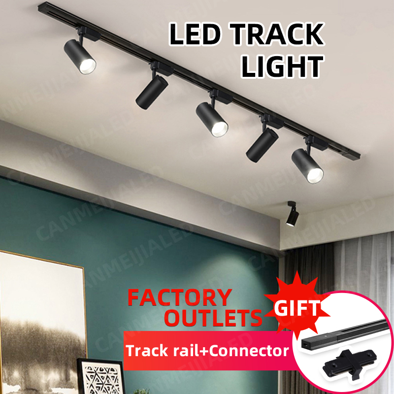 Track Light Ceiling Lights Led Spotlight Indoor Rail Lighting Set