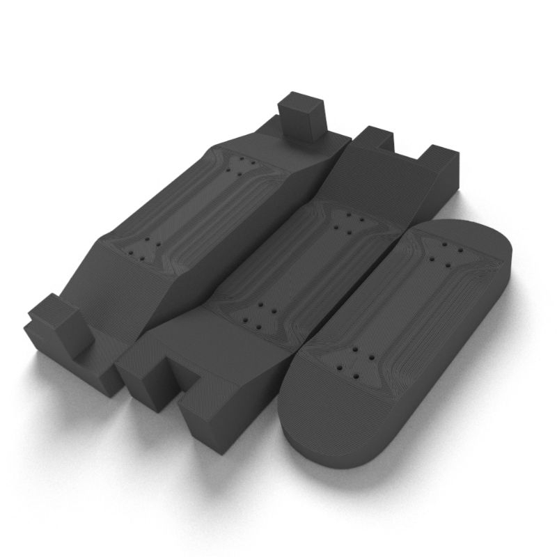 SkateX Fingerboard Mold Press / Deck Molder (Low/Medium/High Kick