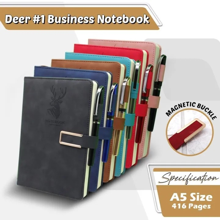 COD 416 Pages A5 Faux Leather Thick Business Notebook Sketch Journal ...