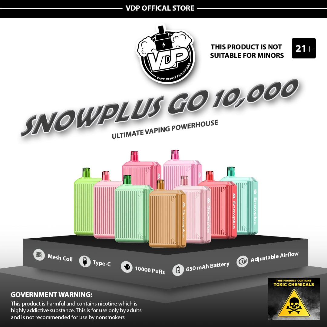 Snowplus Go 10000 Disposable Vape Depot Philippines VDP Shopee Philippines