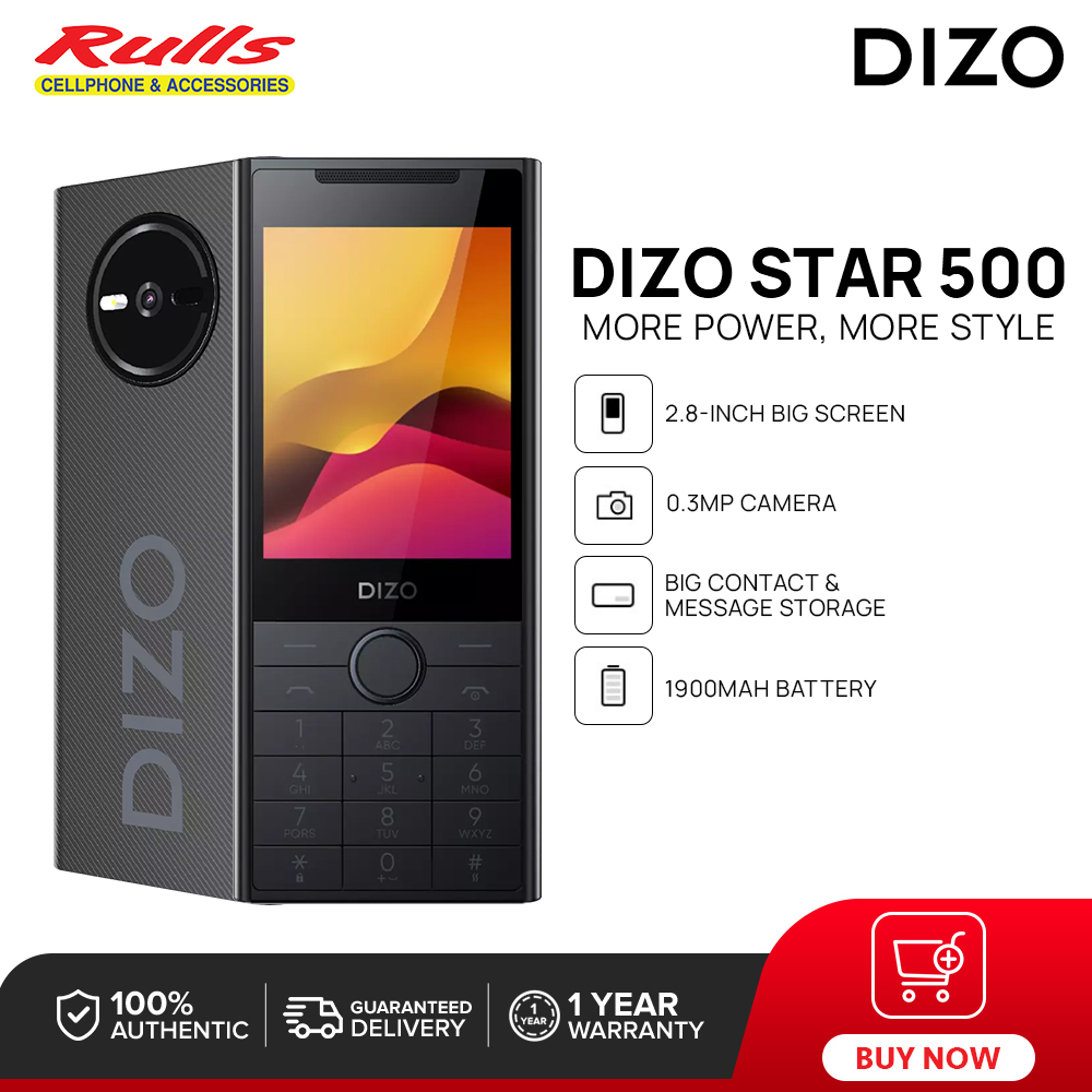 DIZO Star 500 Basic Phone | with 2.8" Big Screen Display and 1900mAh ...