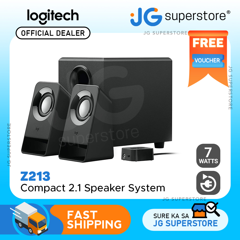 Logitech Z213 Compact 2.1 Speaker System for Computer Desktops and ...