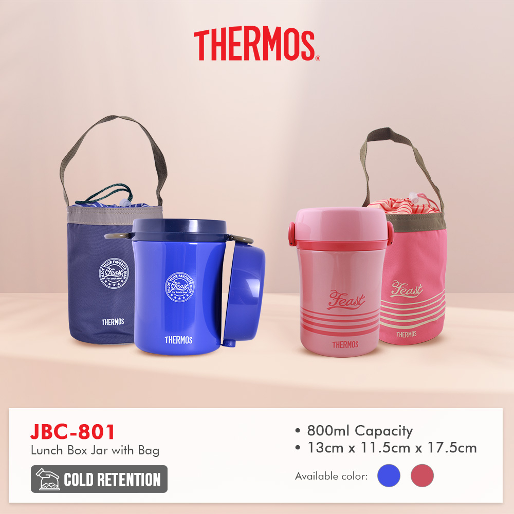 Thermos® JBC801 Lunch Set Food Container (Navy Blue) Shopee Philippines