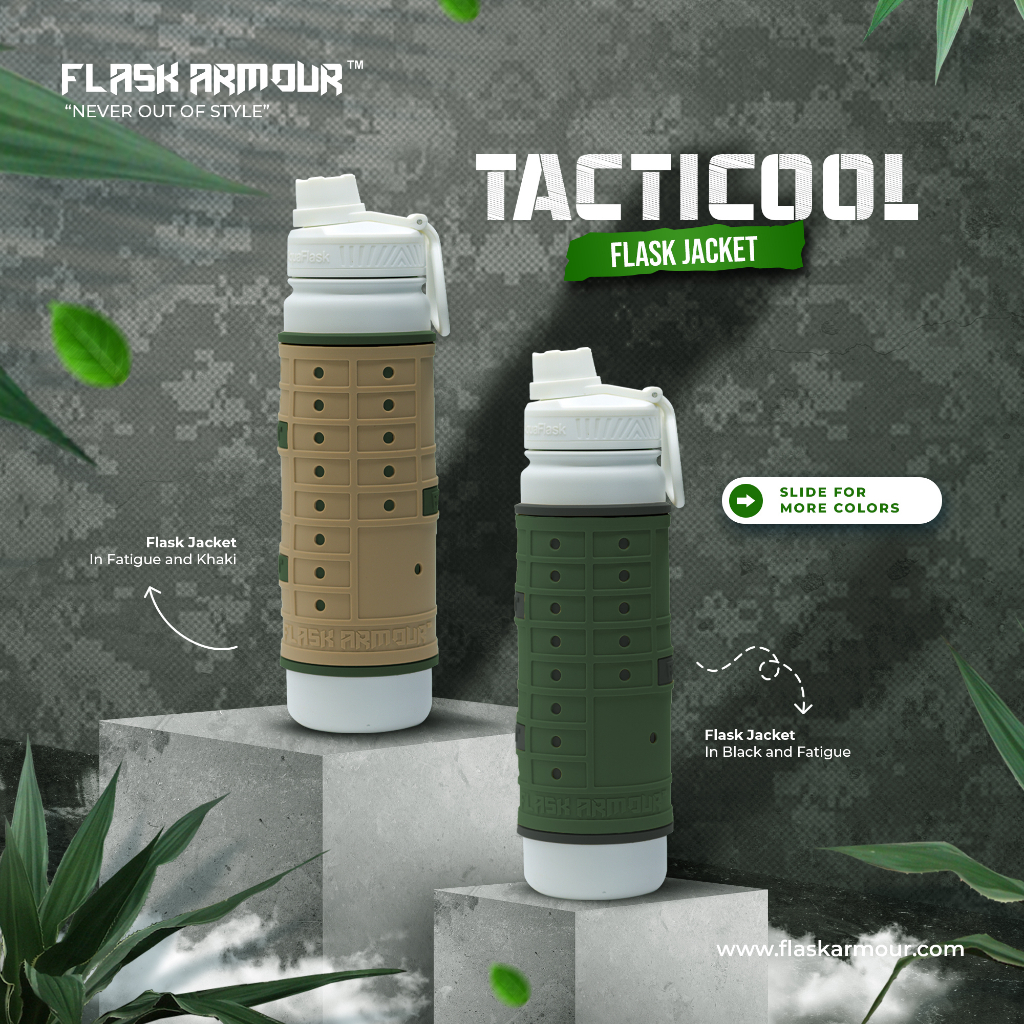 Flask Armour Flask Jacket in Tacticool Collection | Shopee Philippines