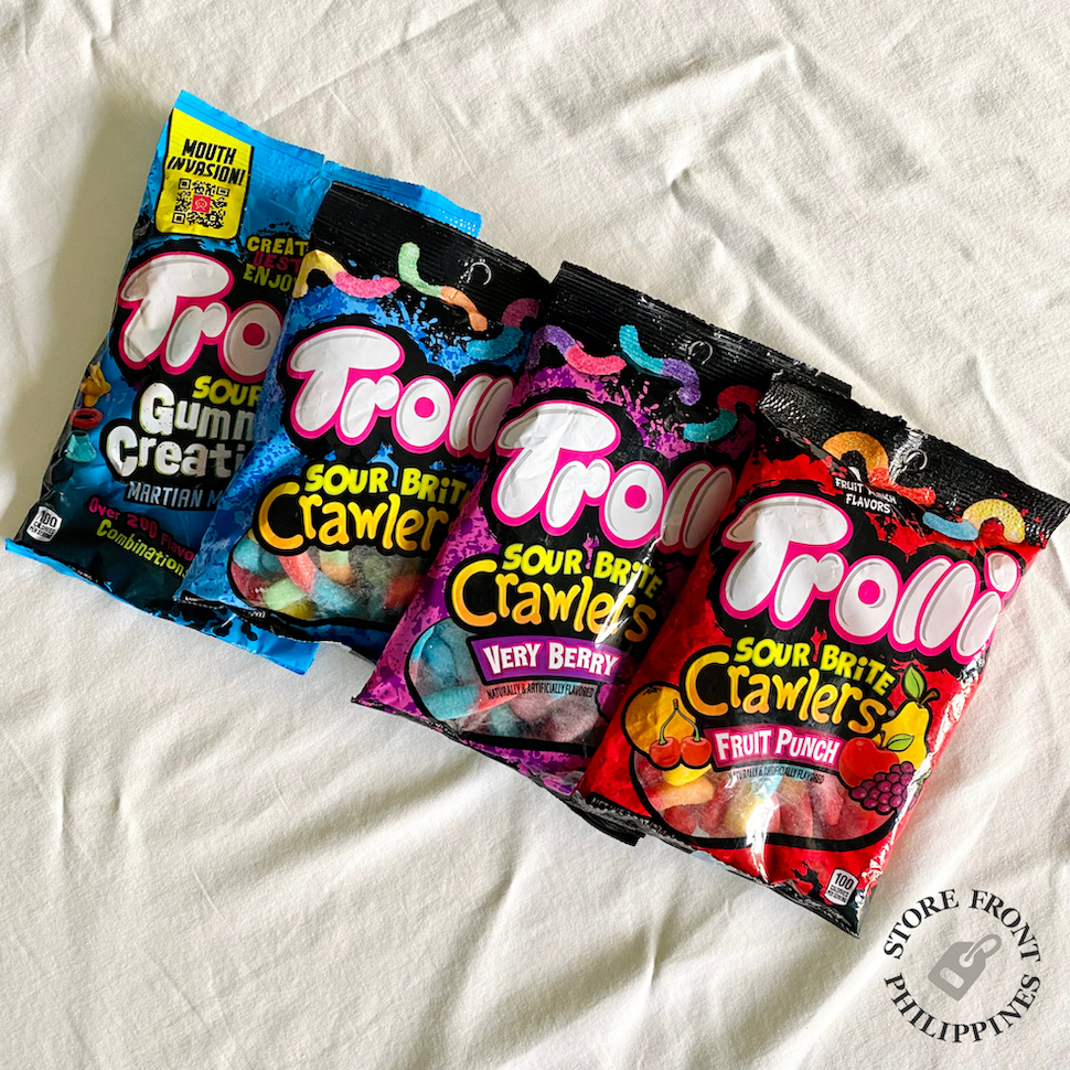 Trolli Sour Brite Crawlers Variety Twisted Crunchy Crawlers With