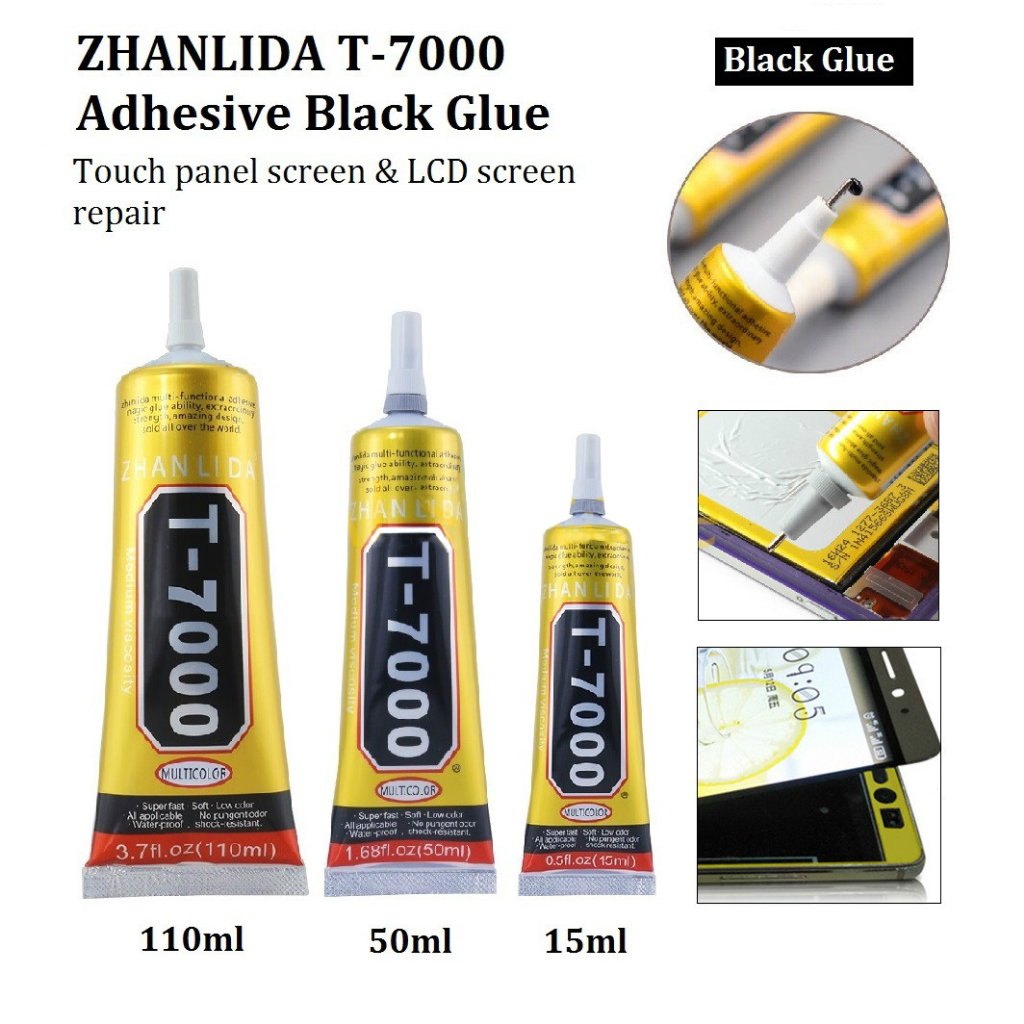 T7000 Zhanlida Fabric Glue / MultiPurpose Adhesive Glue 15 50 110ml