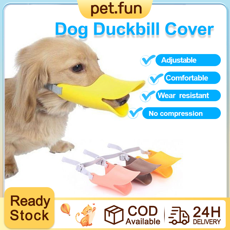 Dog Duckbill Sleeve Silicone Muzzle Dog Muzzle Sets Antibite Antibarking Antieating Mouth