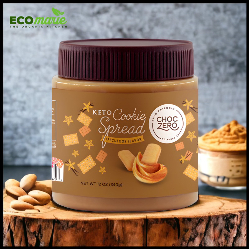 Choczero Keto Cookie Spread Speculoos Flavor Peanut Butter Dairy Sugar