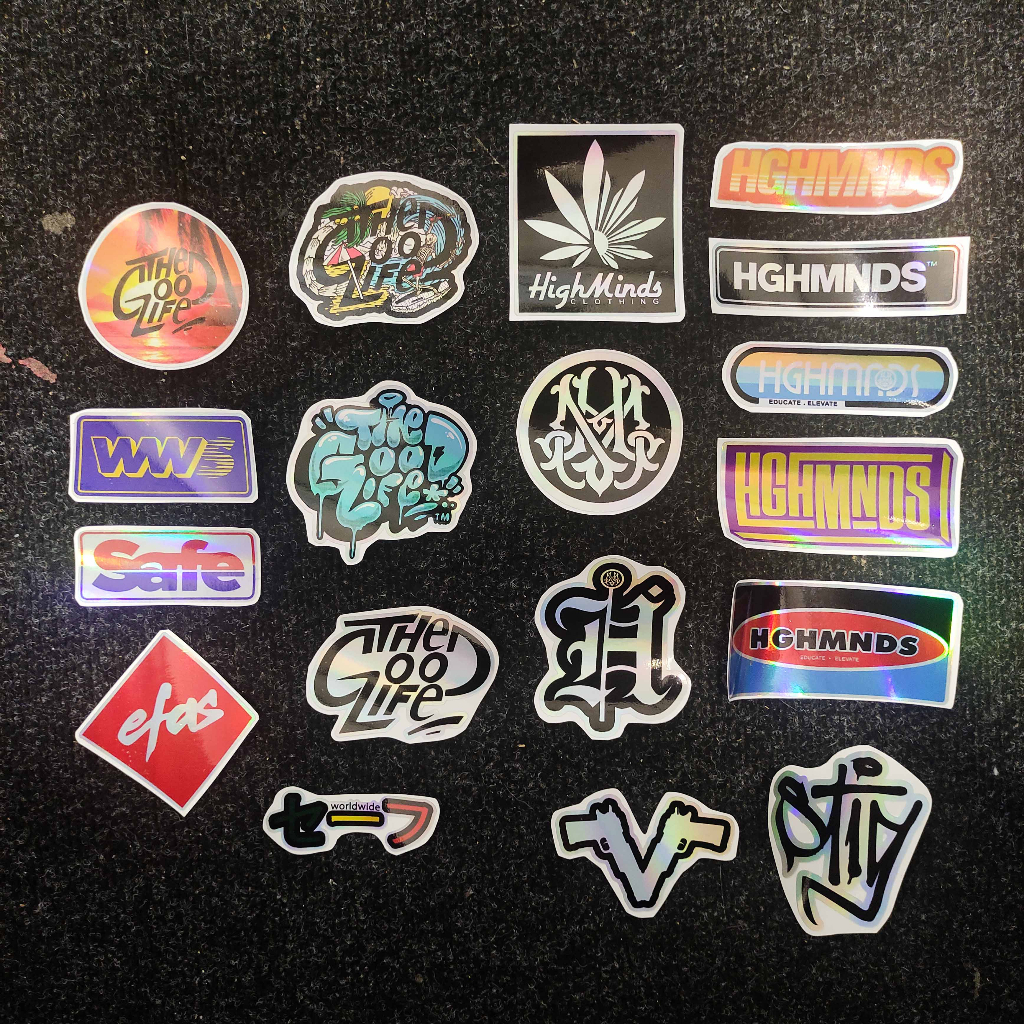 Hologram Motorcycle Car Sticker Helmet Visor Decals PART XV HMindz Safe ...