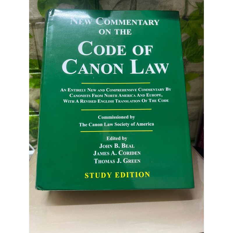 New Commentary on the Code of Canon Law (Mystical Theology) | Shopee ...