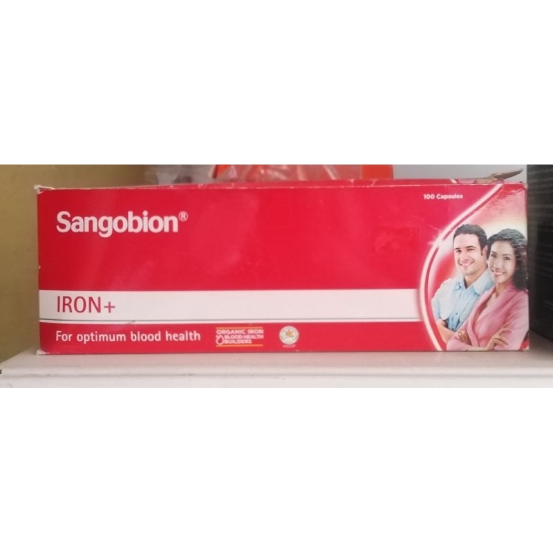 SANGOBION Iron+ capsule (4pcs) Shopee Philippines