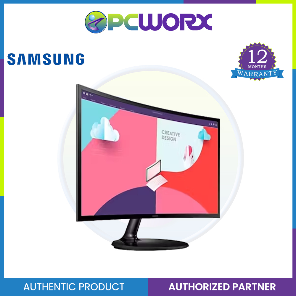 Samsung LS24C360EAEXXP 24" Curved VA 75Hz VGA/HDMI Monitor Samsung