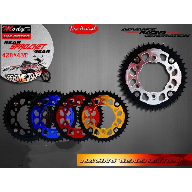 MODY5 REAR SPROCKET SNIPER 150 Shopee Philippines