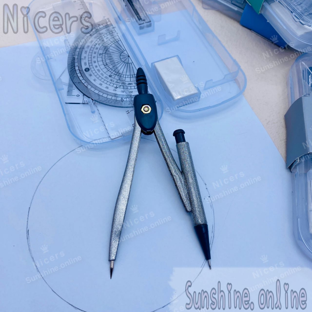 Metal Compasses 7in1 Compasses set School&Office supplies #8018 ...