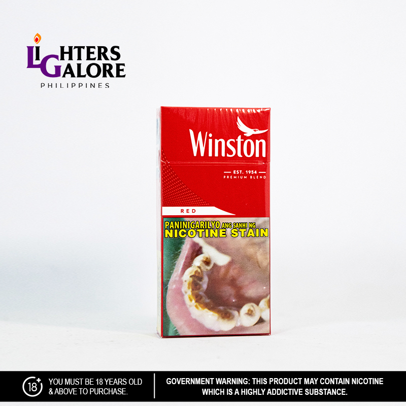 Lighters Galore Winston Red 10'S Half (Pack) Shopee Philippines