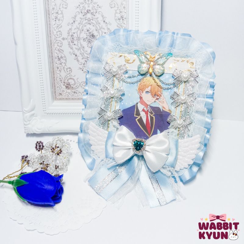 Light Blue butterfly Ribbon Toploader for cards/pasha itabag ...