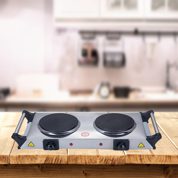 Double Electric Furnace Hot Plate 2000W Cooktop Electric Burner ...