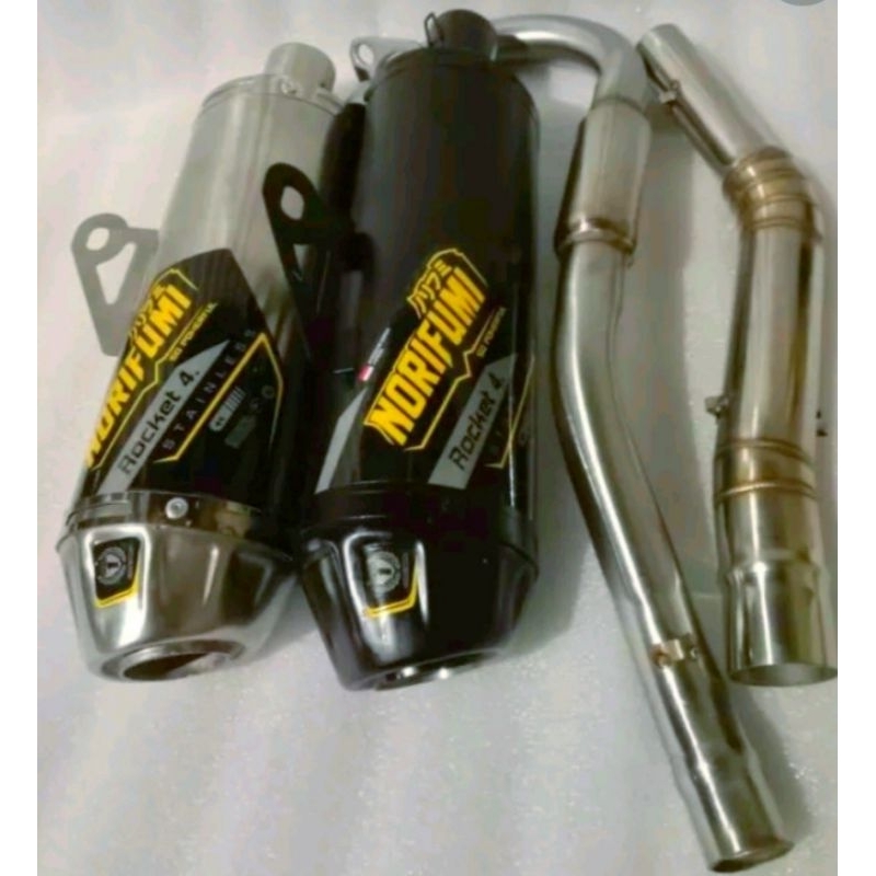 Norifumi MUFFLER FULL EXHAUST PIPE KLX150 CRF150 XR150 XR200 Wr155