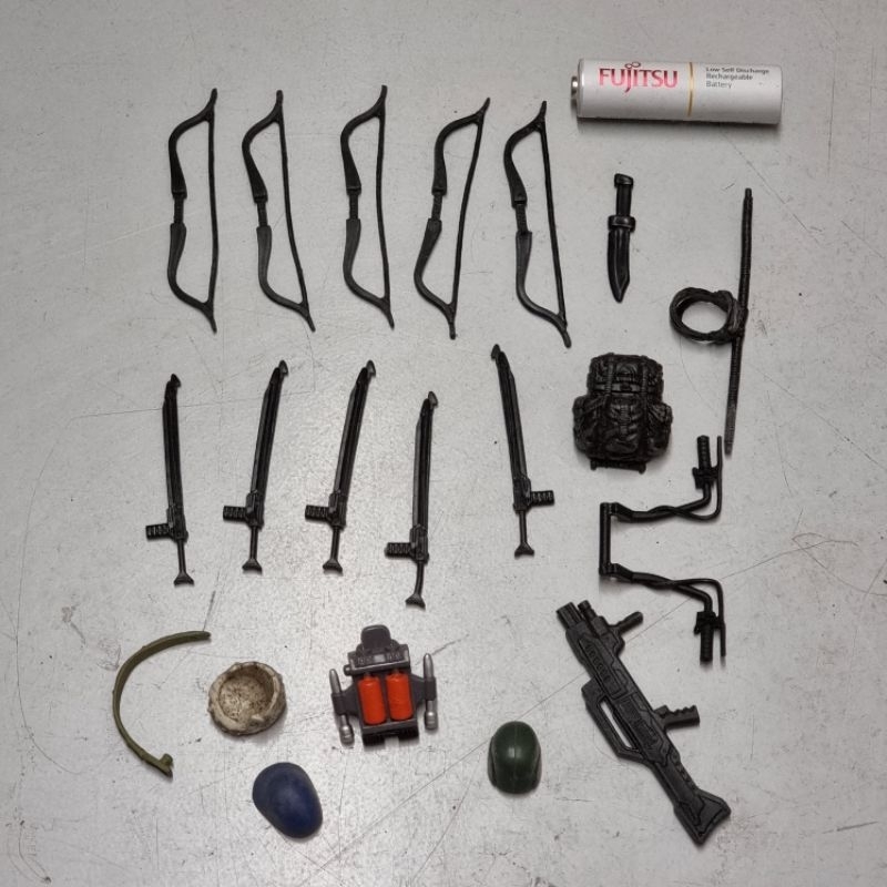 weapons and accessories for gi joe and star wars set 3 action figures