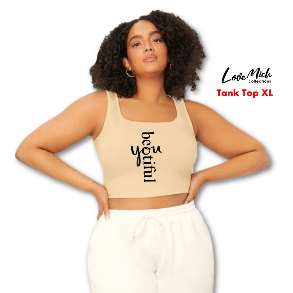 Plus Size Square neck Tank Top Sleeveless Sando tops Women Fashion Clothes  by lovemichcollections