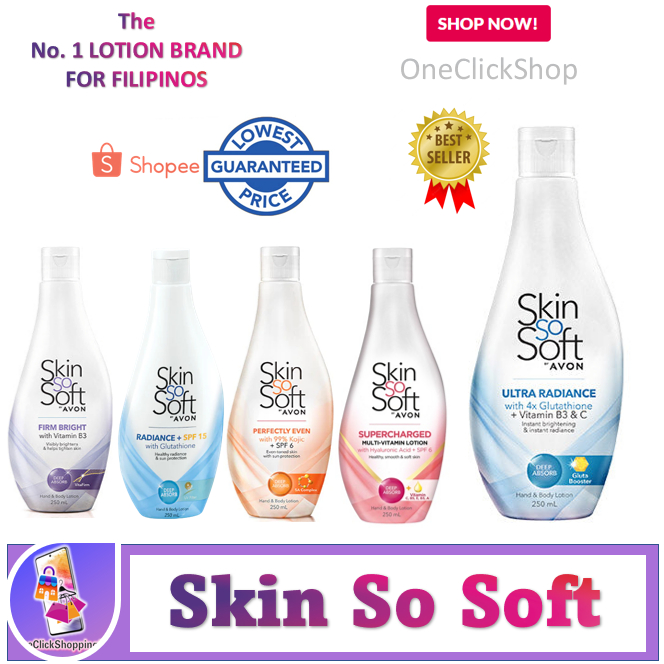 AVON Skin So Soft Supercharged Multi-Vitamin Hand & Body Lotion 250 ML ...