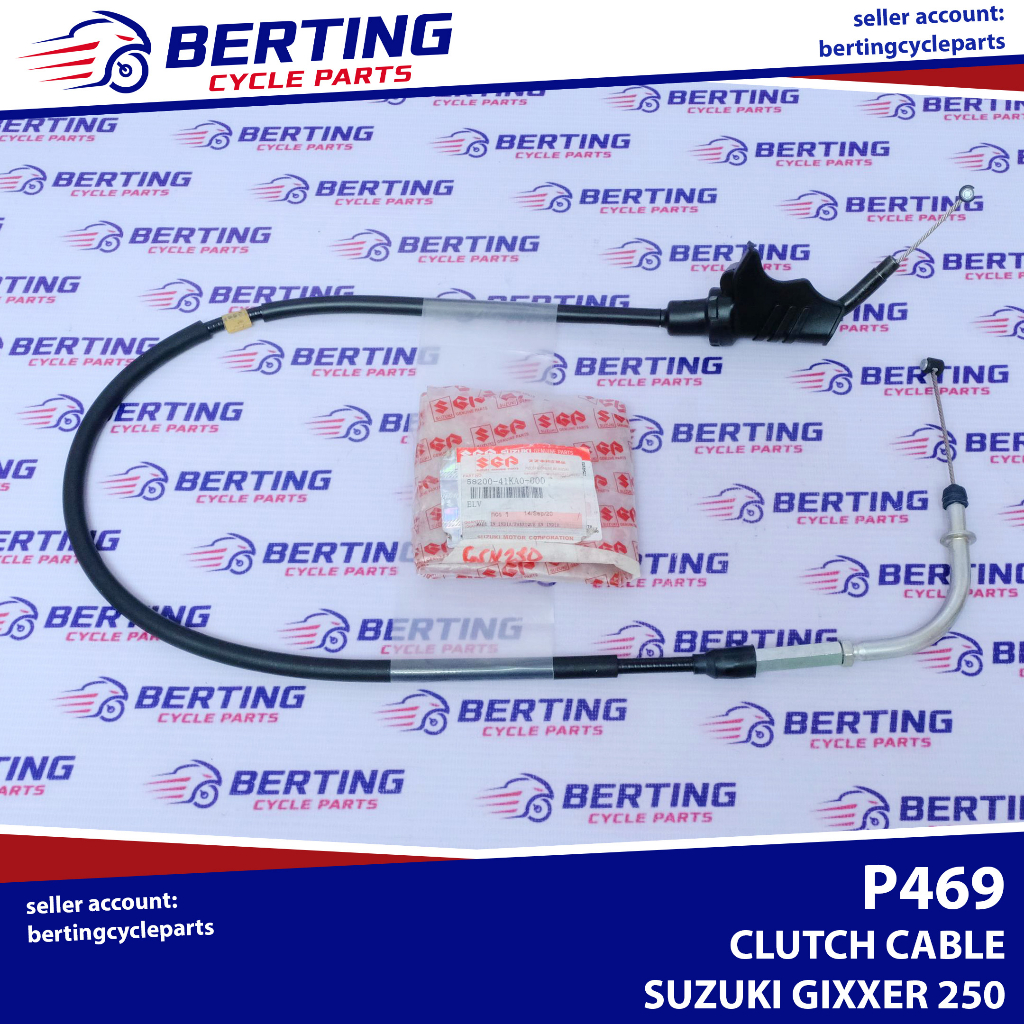 SGP CLUTCH CABLE Suzuki Gixxer 250 Genuine 5820041KA0000 Shopee