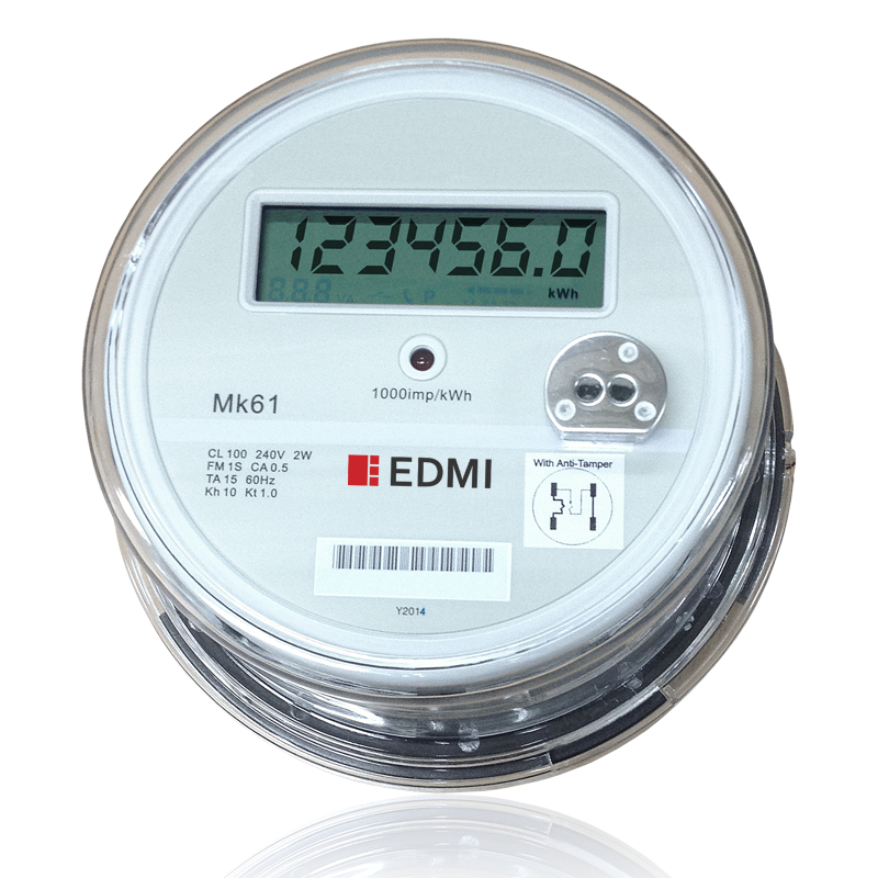 MK61 Class100 Single Phase EDMI Brand Electronic Energy Revenue