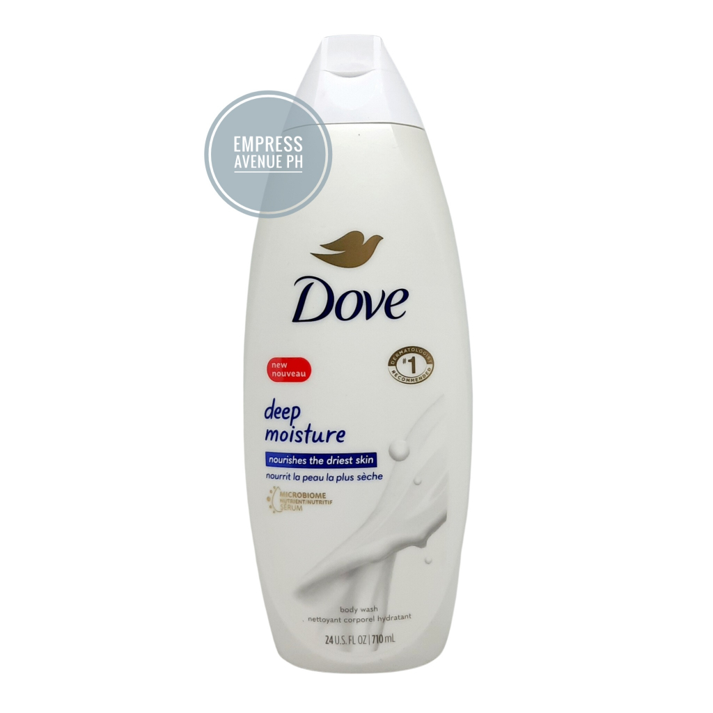 Dove Deep Moisture Body Wash, Nourishes the Driest Skin 710ml (24 oz