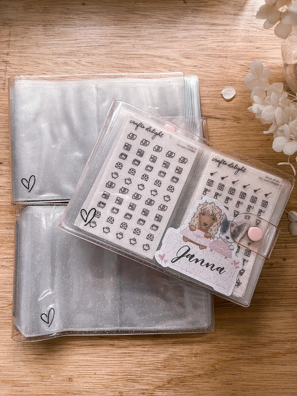 Sticker Album for Tiny Icons Credit Card Size Stickers | Polaroid Photo ...