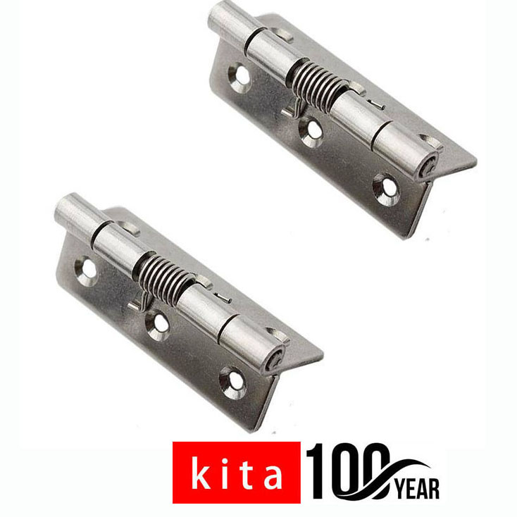 2pcs 3inch Spring Door Hinges Automatic Closing ### Stainless Steel ...