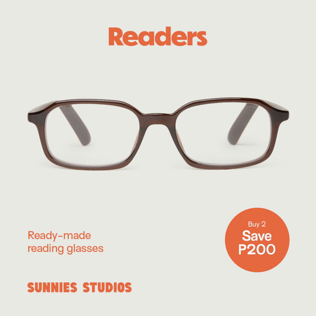 Sunnies Studios Readers Rectangle 2 (Graded Reading Eyeglasses for Men and Women) Shopee
